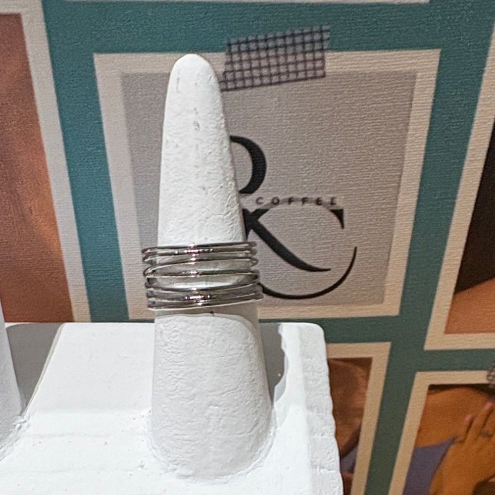 Silver Stacked Ring - 925 silver